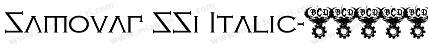 Samovar SSi Italic字体转换